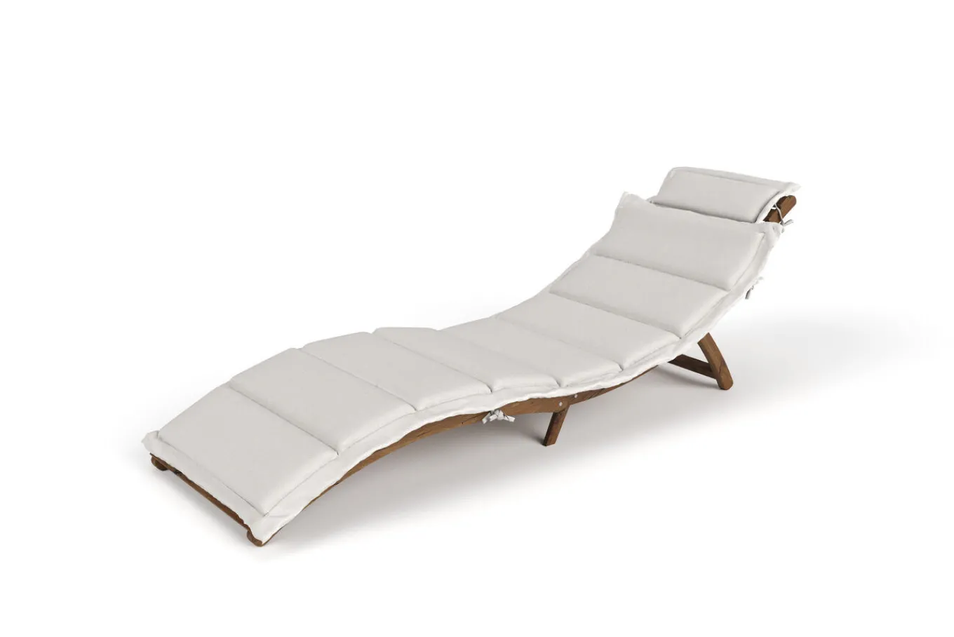 Discount Sonnenliege, Akazie/Polyester, 186 x 55 x 21 cm, inkl. Auflage, FSC®-zertifiziertes Produkt Gartenliegen