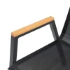 Online Stapelsessel, anthrazit matt, Alu/Textilene, pulverbeschichtet, robust, witterungsbeständig Aluminium-Gartenmöbel|Gartenstühle & Gartensessel