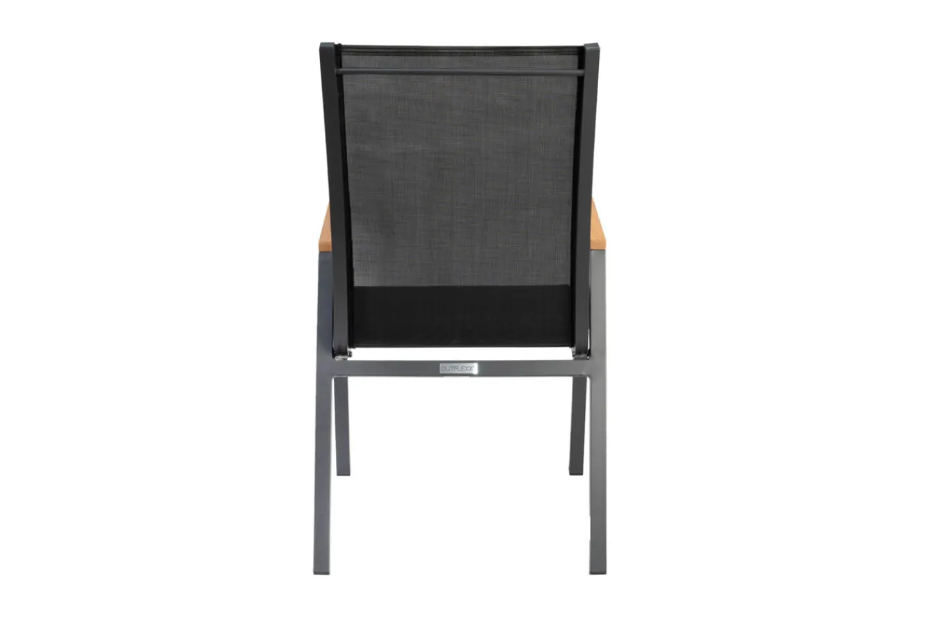 Online Stapelsessel, anthrazit matt, Alu/Textilene, pulverbeschichtet, robust, witterungsbeständig Aluminium-Gartenmöbel|Gartenstühle & Gartensessel