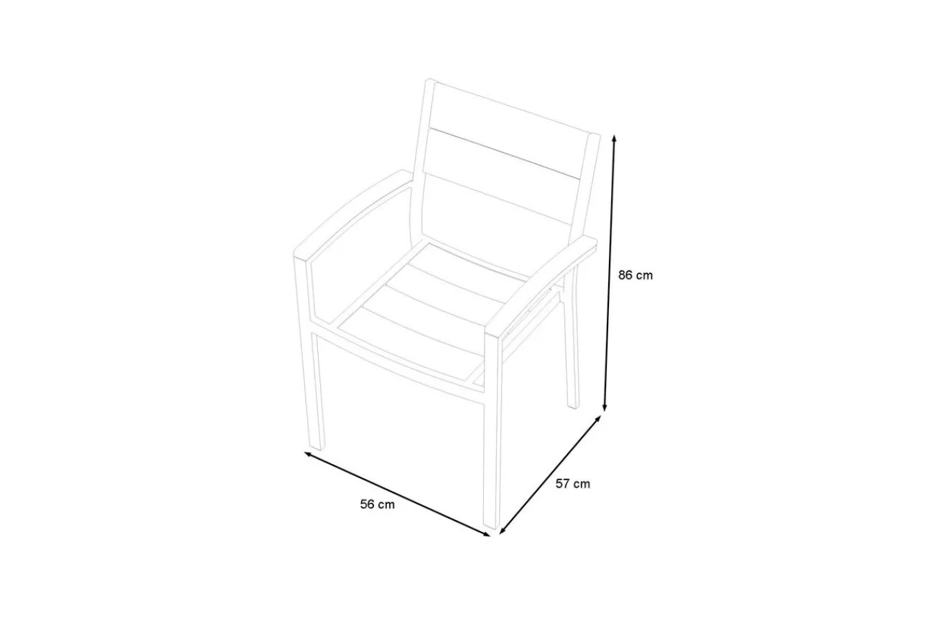 Online Stapelstuhl, silber/naturbelassen, Edelstahl/Teak, stapelbar, gebürstet, FSC®-zertifiziertes Produkt Edelstahl-Gartenmöbel|Gartenstühle & Gartensessel