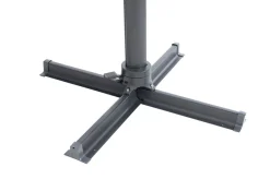 New Sydney Ampelschirm, grau, Aluminium, 400 x 300 cm, UV-beständig, wasserabweisend, mit Air-Vent System, langlebiges Material Sonnenschirme