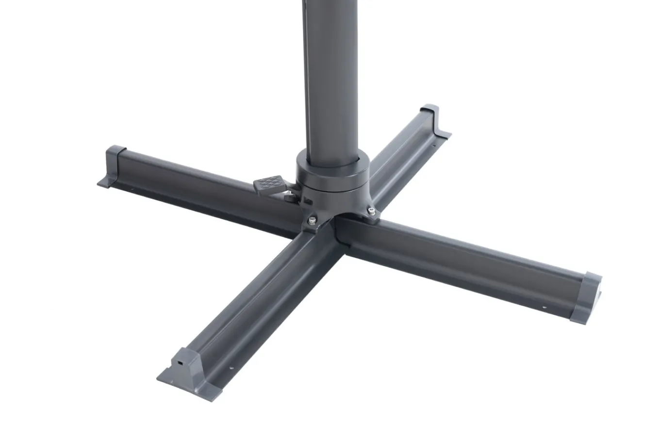 New Sydney Ampelschirm, grau, Aluminium, 400 x 300 cm, UV-beständig, wasserabweisend, mit Air-Vent System, langlebiges Material Sonnenschirme