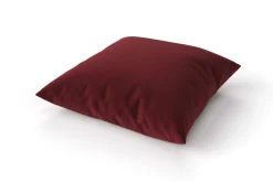 Best Tampere Dekokissen, rot, 100% Polyacryl, 45 x 45 cm, Premium 2er-Set Rückenkissen & Zierkissen