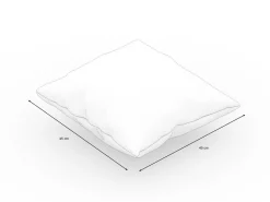 Best Tampere Dekokissen, rot, 100% Polyacryl, 45 x 45 cm, Premium 2er-Set Rückenkissen & Zierkissen
