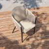 Outlet Tavio Dining Sessel, hellgrau/beige, Alu/Rope-Geflecht, 58 x 61 x 80 cm, inkl. Kissen Gartenstühle & Gartensessel|Rope-Gartenmöbel