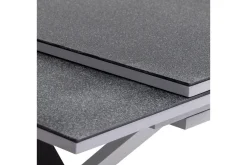 Clearance Toronto Ausziehtisch, silber, Alu/Spraystone, 180/280x100cm, Schubladenauszug Gartentische