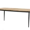 Hot Trondheim Garten-Essgruppe, anthrazit/natur, Alu/Teakholz, Tisch 220 x 100 cm, 6 Sessel, inkl. Polster Garten-Essgruppen