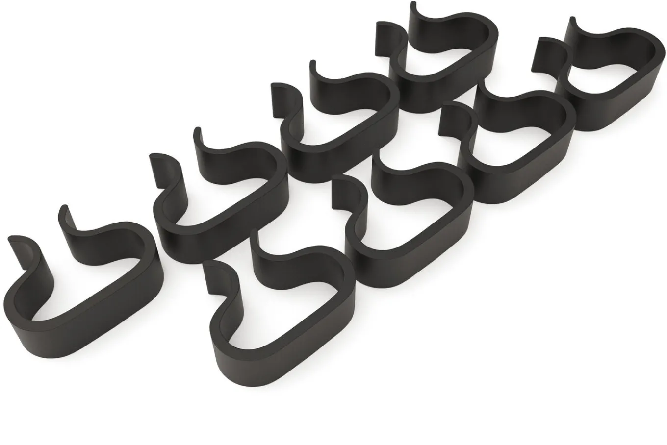 Sale Verbindungselemente für die Modulelemente in dessert beige-meliert, Schwarz, Kunststoff, robust, langlebiges Material, 8 Stück Gartenmöbel-Zubehör & Ersatzteile