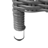 Sale Vigo Dining-Sessel, stahlgrau-meliert, Polyrattan, 60x68x111cm, Rücken stufenlos verstellbar Polyrattan-Gartenmöbel|Gartenstühle & Gartensessel
