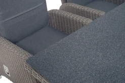 Clearance Vigo Garten-Essgruppe, 6 Personen, inkl. Kissen, 200x95cm, Polyrattan Polyrattan-Gartenmöbel|Garten-Essgruppen