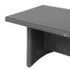 Vigo Garten-Essgruppe, grau/schiefergrau, Aluminium/Polyrattan/Glas, 200 x 95 cm, 8 Sessel, verstellbare Rückenlehne Polyrattan-Gartenmöbel|Garten-Essgruppen