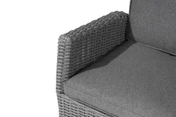 New Vigo Garten-Essgruppe, anthrazit/grau, Aluminium/Glas/Polyrattan, Tisch 180/240 x 100 cm, ausziehbar, verstellbar Polyrattan-Gartenmöbel|Garten-Essgruppen