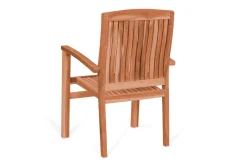 New Washington Stapelsessel, natur, Teakholz, 62 x 56 x 92 cm Gartenstühle & Gartensessel|Teak-Gartenmöbel