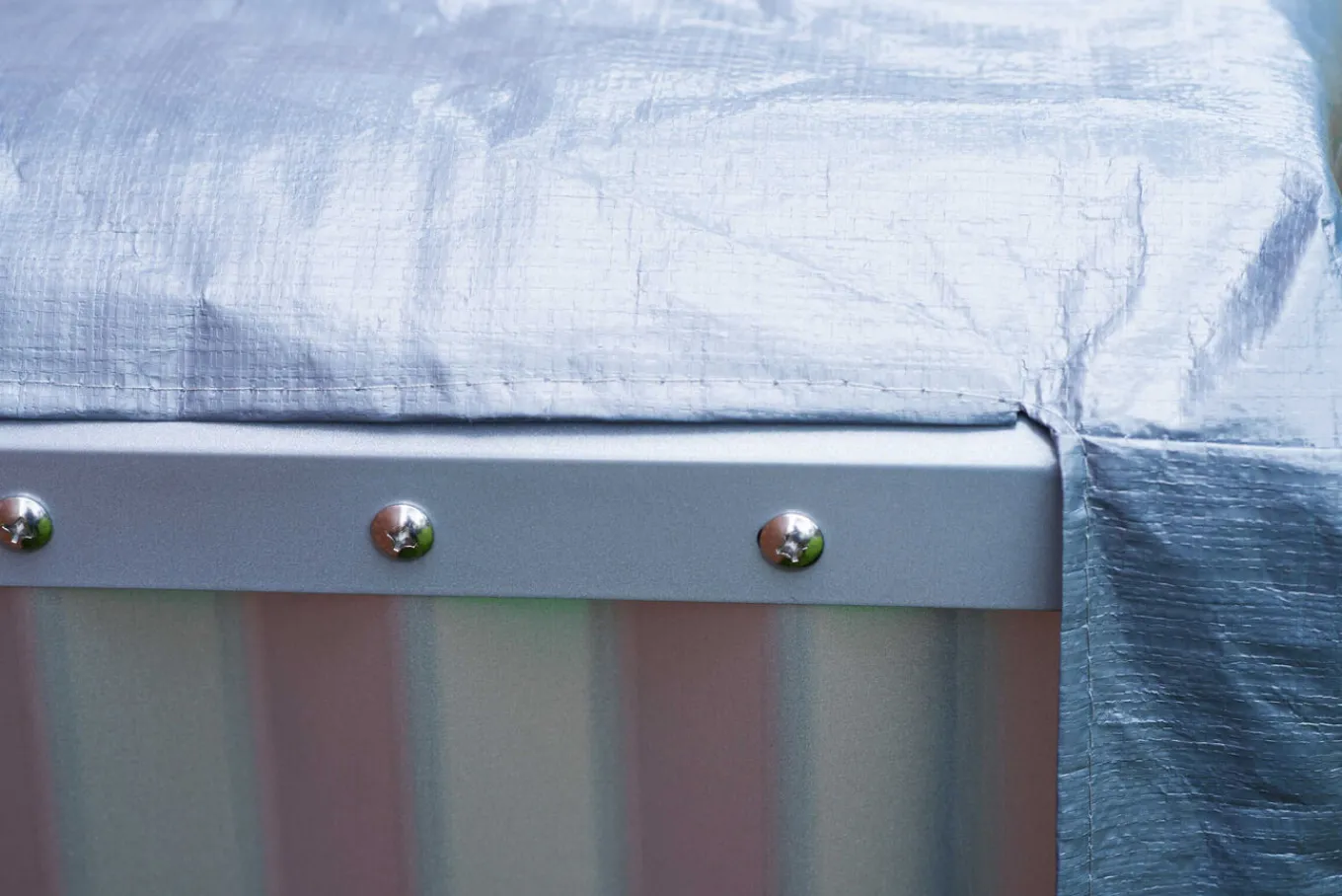 Best Wetterschutzvorhang für 14886, 14813, silber-grau, 210x44x105 cm Gartenmöbel-Zubehör & Ersatzteile