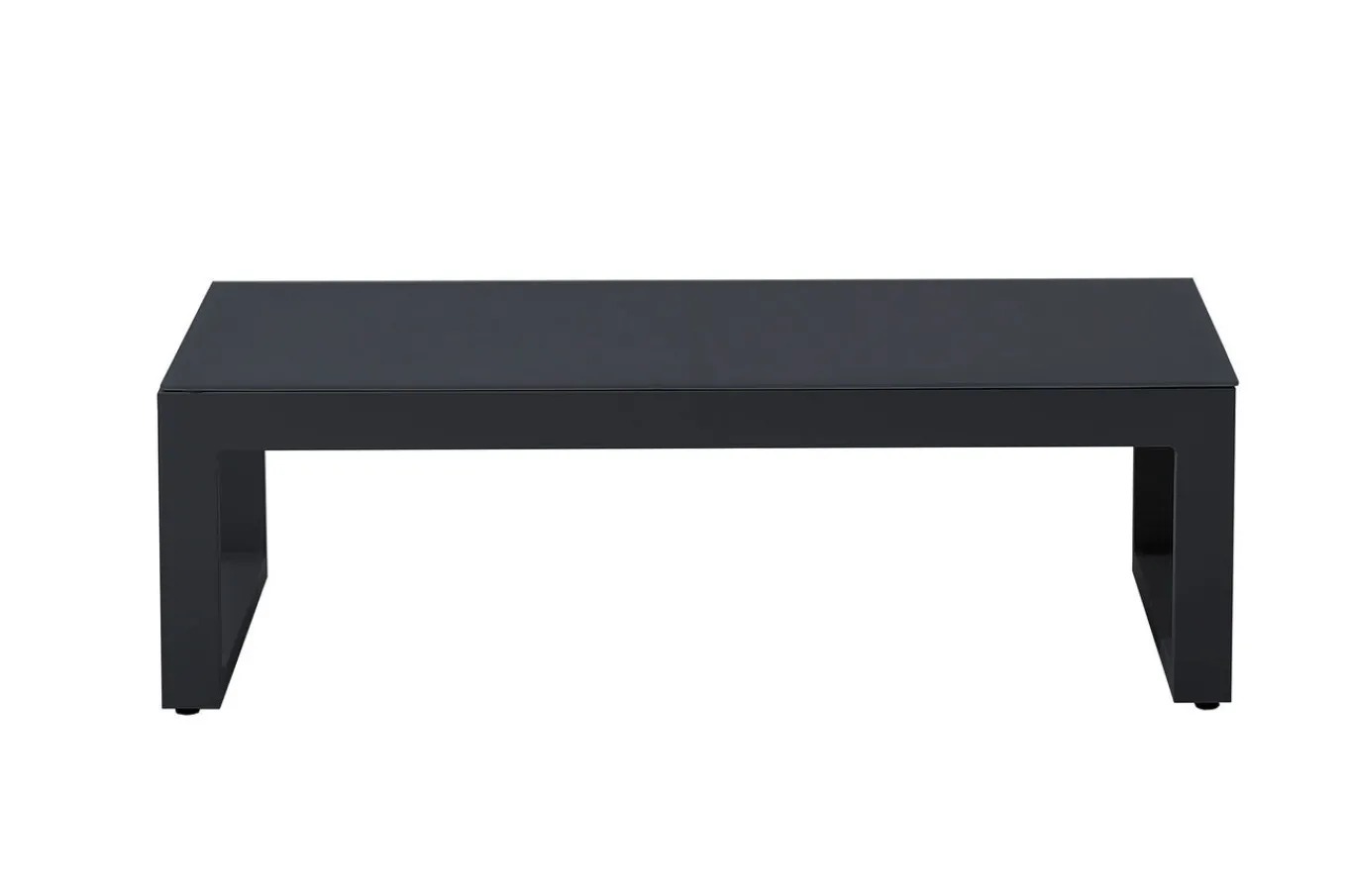 Outlet Willis Ecklounge, anthrazit matt, Aluminium/Polyester, 5 Personen, inkl. Beistelltisch Gartenlounge|Aluminium-Gartenmöbel