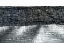 Schutzhülle in L-Form für Lounges, schwarz, Ripstop-Polyester, 235x235x100x70cm, atmungsaktiv Schutzhüllen