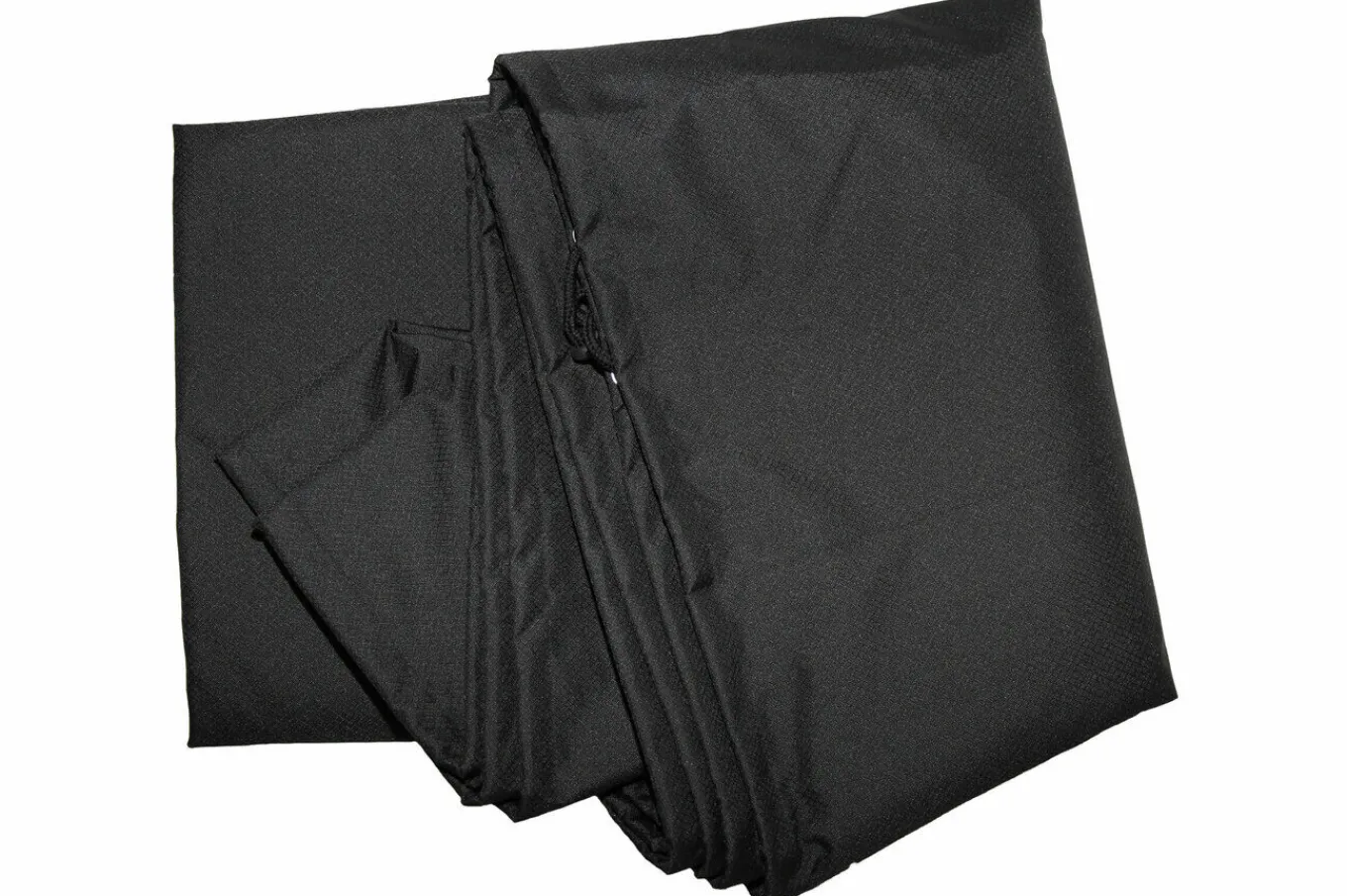 Schutzhülle in L-Form für Lounges, schwarz, Ripstop-Polyester, 235x235x100x70cm, atmungsaktiv Schutzhüllen