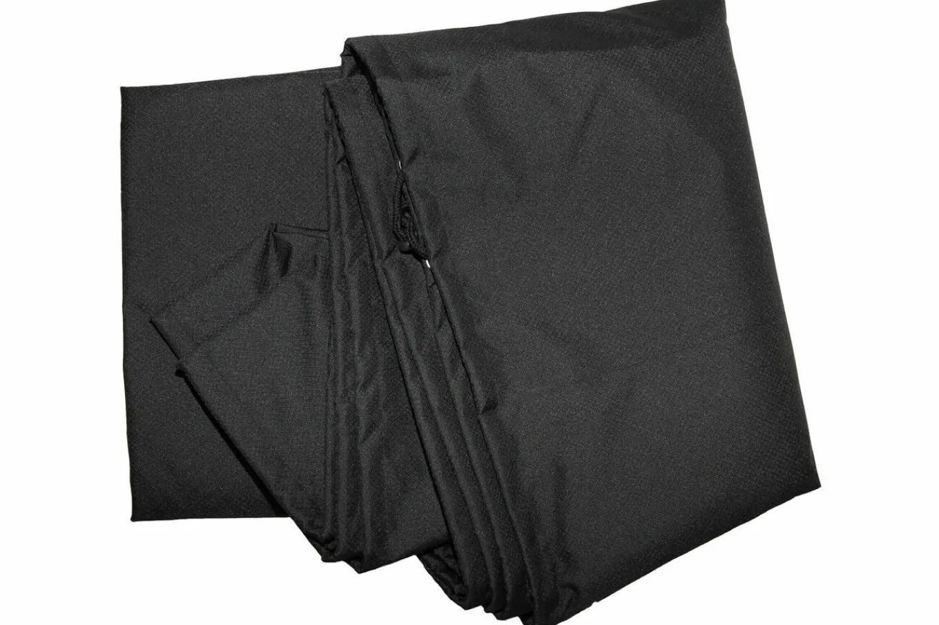 Schutzhülle in L-Form für Lounges, schwarz, Ripstop-Polyester, 235x235x100x70cm, atmungsaktiv Schutzhüllen