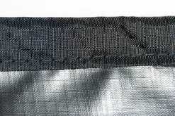 Schutzhülle in L-Form für Lounges, schwarz, Ripstop-Polyester, 235x235x100x70cm, atmungsaktiv Schutzhüllen