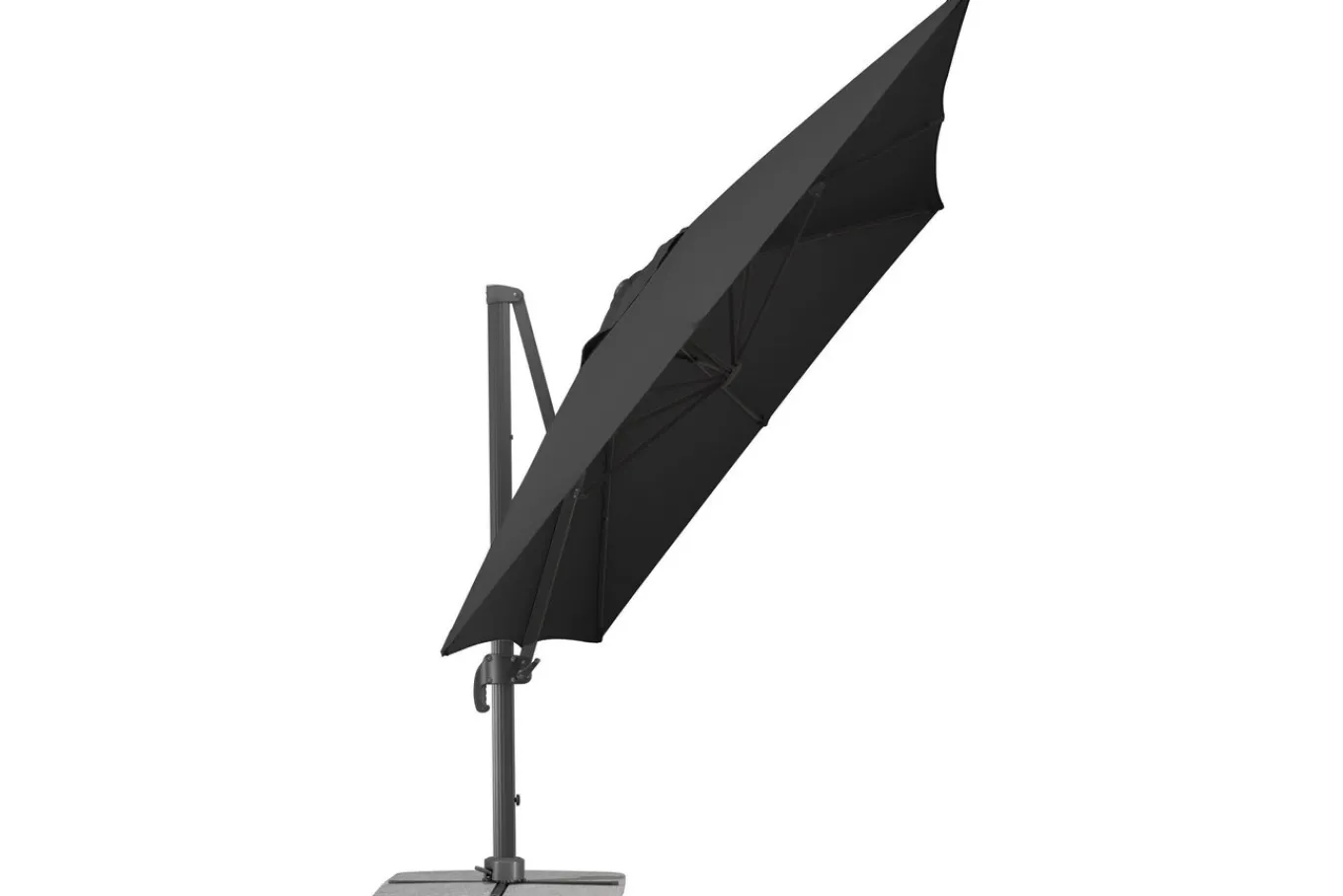 Rhodos Grande Ampelschirm, anthrazit, rechteckig, 400 x 300 cm Sonnenschirme