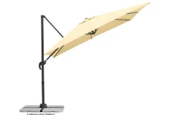 Outlet Rhodos Junior Ampelschirm, natur, quadratisch, 270 x 270 cm Sonnenschirme