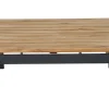 New Alvida Lounge Set, matt anthrazit/grau, Alu/Ranotex®-Gewebe/Teak, Tisch 74x74cm, inkl. Polster Gartenlounge|Aluminium-Gartenmöbel
