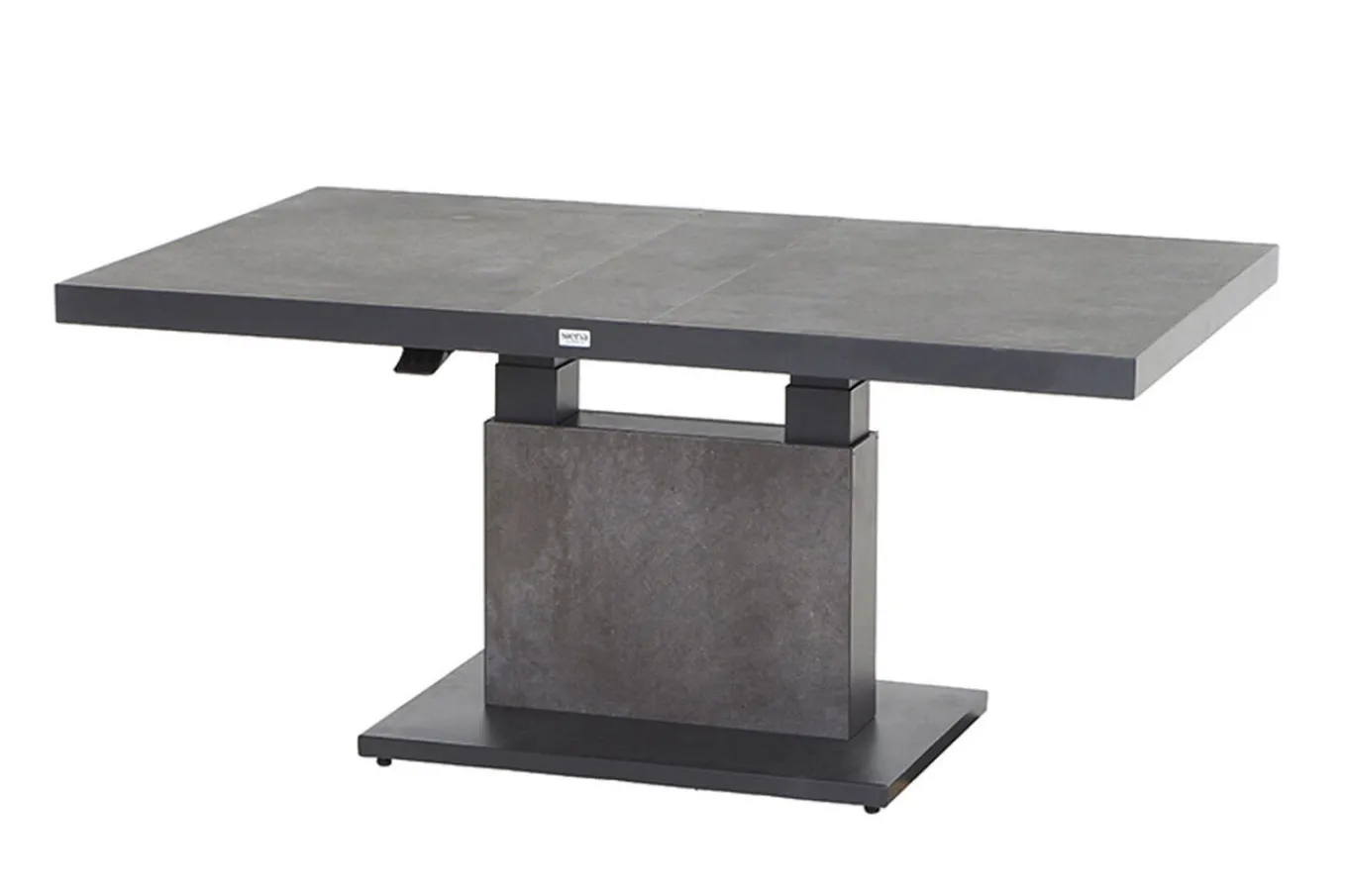 Online Bellani Lifttisch, matt anthrazit/dunkelgrau, Alu/Keramik, 160 x 90 cm, höhenverstellbar Gartentische|Aluminium-Gartenmöbel