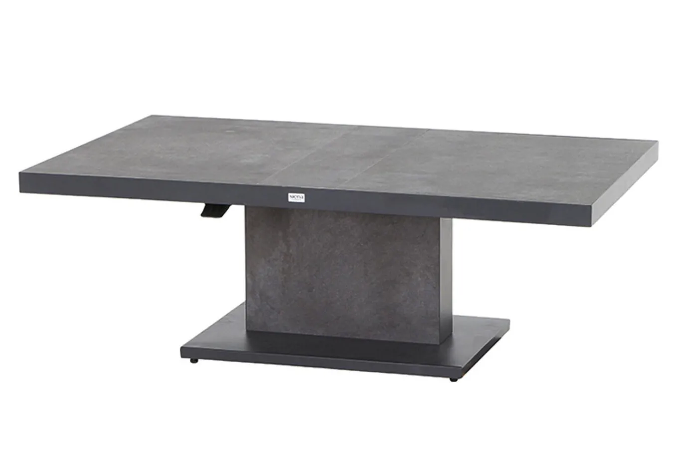 Online Bellani Lifttisch, matt anthrazit/dunkelgrau, Alu/Keramik, 160 x 90 cm, höhenverstellbar Gartentische|Aluminium-Gartenmöbel