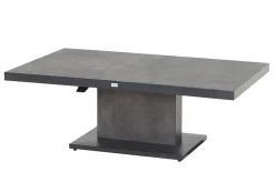 New Bellani Lifttisch, matt anthrazit/dunkelgrau, Alu/Keramik, 140 x 85 cm, höhenverstellbar Gartentische|Aluminium-Gartenmöbel