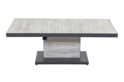 Sale Bellani Lifttisch, matt anthrazit/pine grey, Alu/Keramik, 140 x 85 cm, höhenverstellbar Gartentische|Aluminium-Gartenmöbel