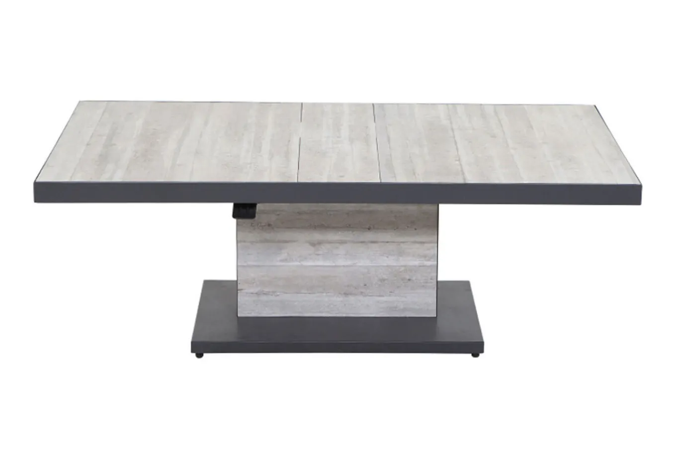 Sale Bellani Lifttisch, matt anthrazit/pine grey, Alu/Keramik, 140 x 85 cm, höhenverstellbar Gartentische|Aluminium-Gartenmöbel