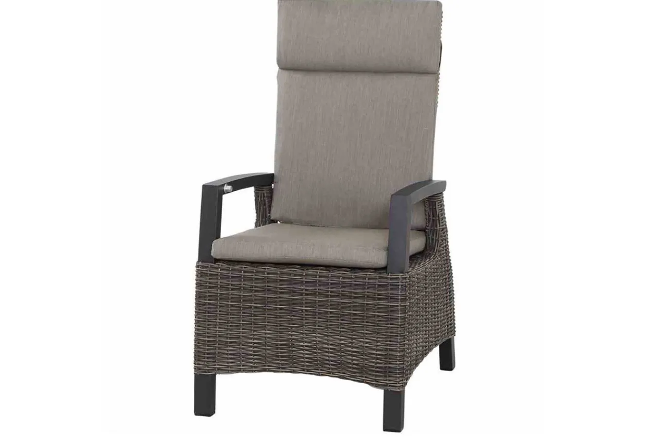 Hot Carlos/Corido Garten-Essgruppe, charcoal grey, Alu/Gardino®-Geflecht/Keramik, 180 x 100 cm, inkl. 6 Dining Sessel Garten-Essgruppen