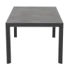 Discount Carlos Esstisch, anthrazit, Alu/Keramik, 180x100 cm, bis zu 6 Personen Gartentische
