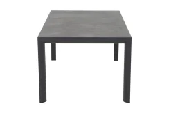 Clearance Carlos/Valencia Garten-Essgruppe, anthrazit/grau, Alu/Textilgewebe/Keramik, Esstisch 180 x 100 cm, inkl. 6 Dining Sessel, stufenlos verstellbar Garten-Essgruppen