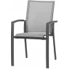Clearance Carlos/Velia Garten-Essgruppe, anthrazit/grau, Alu/Ranotex®-Gewebe/Keramik, Esstisch 180 x 100cm, inkl. 6 Dining Sessel Garten-Essgruppen