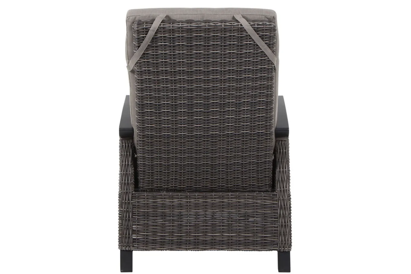 Clearance Corido/Bellani Grau Gartenlounge, charcoal/anthrazit/grau, Alu/Gardino®-Geflecht, Lifttisch 140x85 cm, 4 Loungesessel Gartenlounge