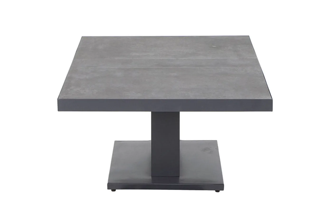 New Corido/Bellani Garten-Essgruppe, grau/anthrazit, Alu/Geflecht/Keramik, 160 x 90 x 50-72cm, inkl. 4 Diningsessel Garten-Essgruppen|Aluminium-Gartenmöbel