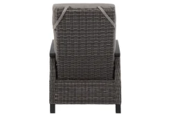 Online Corido/Bellani Pinie Gartenlounge, charcoal/anthrazit/pinie-grau, Alu/Keramik/Gardino®-Geflecht, Lifttisch 140x85 cm, 4 Loungesessel Polyrattan-Gartenmöbel|Gartenlounge