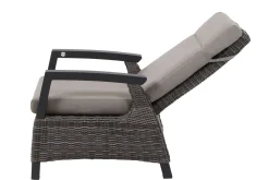 Online Corido/Bellani Pinie Gartenlounge, charcoal/anthrazit/pinie-grau, Alu/Keramik/Gardino®-Geflecht, Lifttisch 140x85 cm, 4 Loungesessel Polyrattan-Gartenmöbel|Gartenlounge