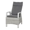 Hot Corido Dining Sessel, ice grey, Alu / Gardino®-Geflecht, 76x62x109 cm, verstellbar Polyrattan-Gartenmöbel|Aluminium-Gartenmöbel