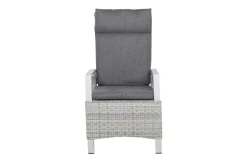Hot Corido Dining Sessel, ice grey, Alu / Gardino®-Geflecht, 76x62x109 cm, verstellbar Polyrattan-Gartenmöbel|Aluminium-Gartenmöbel