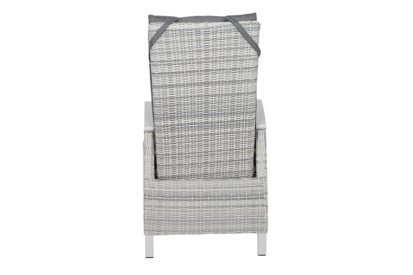 Hot Corido Dining Sessel, ice grey, Alu / Gardino®-Geflecht, 76x62x109 cm, verstellbar Polyrattan-Gartenmöbel|Aluminium-Gartenmöbel