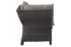 Outlet Corido Eckelement, charcoal, Alu / Gardino®-Geflecht, 83x83x88 cm Polyrattan-Gartenmöbel|Gartenlounge