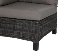 Outlet Corido Eckelement, charcoal, Alu / Gardino®-Geflecht, 83x83x88 cm Polyrattan-Gartenmöbel|Gartenlounge