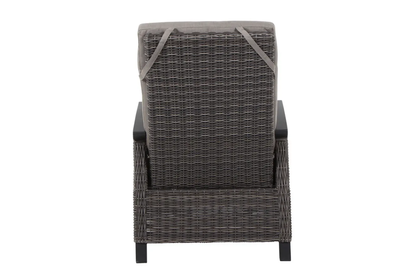 Best Corido Garten-Essgruppe, charcoal, Alu / Gardino®-Geflecht, 4 Loungesessel, stufenloser Lifttisch 130x75x47-71cm Gartenlounge|Gartenlounge Modulsysteme