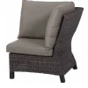 Outlet Corido Gartenlounge, charcoal, Alu/Gardino®-Geflecht, 5 Personen, Loungetisch 140x85cm Polyrattan-Gartenmöbel|Gartenlounge