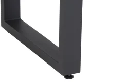 Corido Gartenlounge, charcoal, Alu/Gardino®-Geflecht, 6 Personen, Loungetisch 140x85cm Polyrattan-Gartenmöbel|Gartenlounge