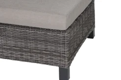 Corido Gartenlounge, charcoal, Alu/Gardino®-Geflecht, 6 Personen, Loungetisch 140x85cm Polyrattan-Gartenmöbel|Gartenlounge
