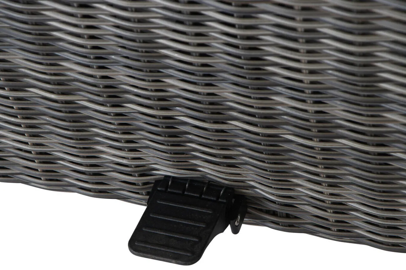 Outlet Corido Lifttisch, charcoal, Alu/Gardino®-Geflecht, 160 x 90 cm, höhenverstellbar Gartentische|Gartenlounge