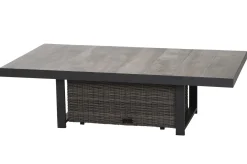 Outlet Corido Lifttisch, charcoal, Alu/Gardino®-Geflecht, 160 x 90 cm, höhenverstellbar Gartentische|Gartenlounge